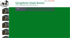 Desktop Screenshot of gangpferde-gisela-bouton.com